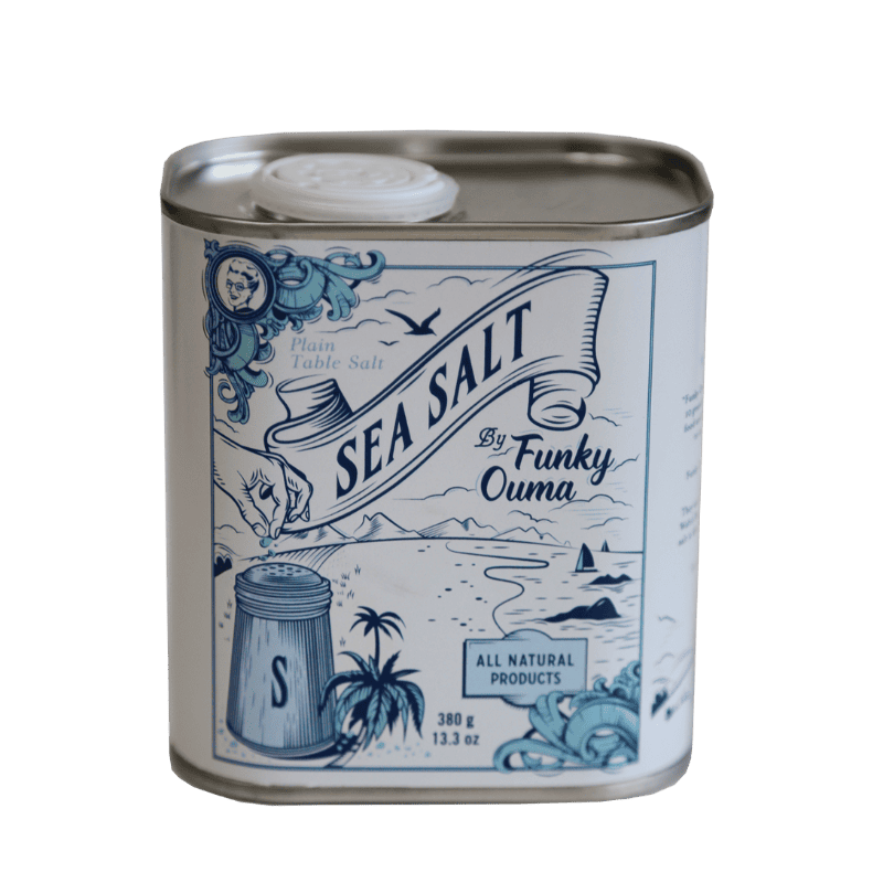 Sea salt tin 380 g
