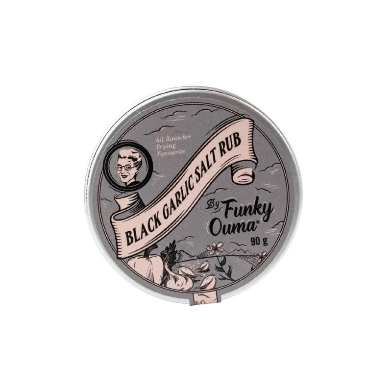 Black garlic salt travel tin 90 g