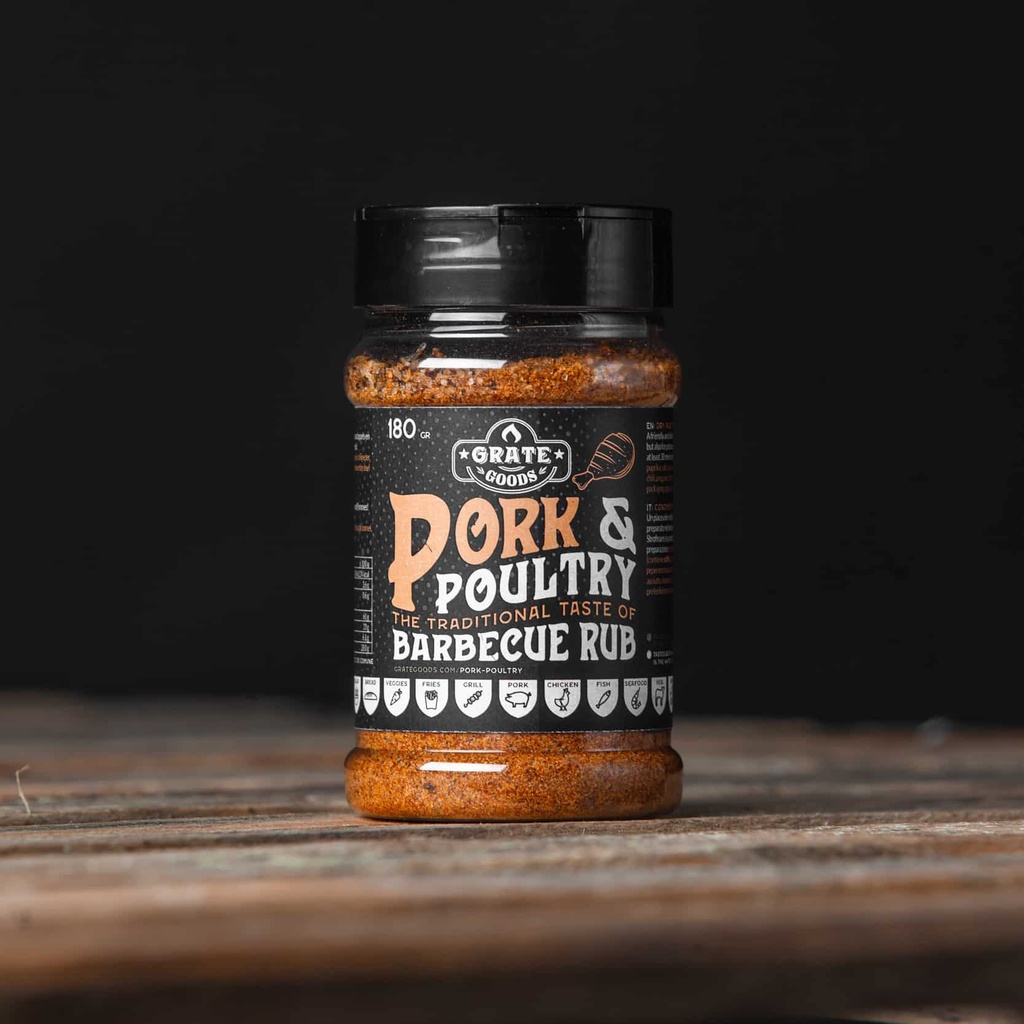 Pork & poultry bbq rub 180g