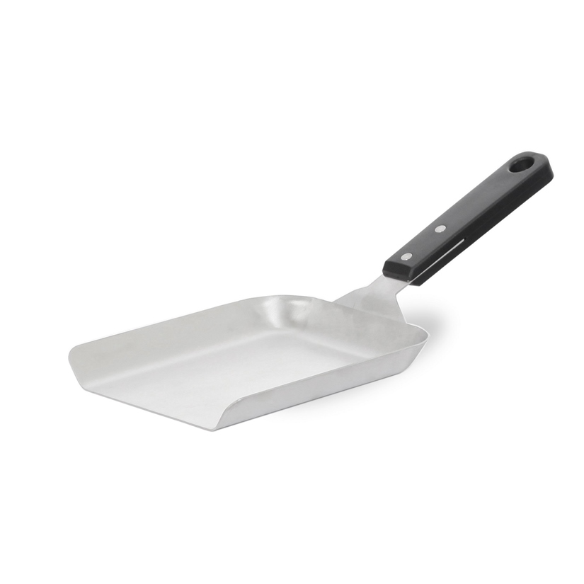 Maxi inox spatel met opstaande randen