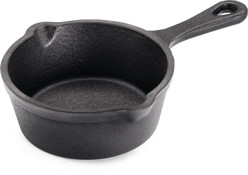 Gietijzeren koeken/dessertpan 10 cm