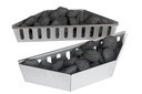 Houtskoolmandjes 2 stuks
