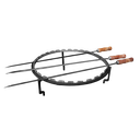 Horizontal spiezen set 100 (voet+ring+3 spiezen)