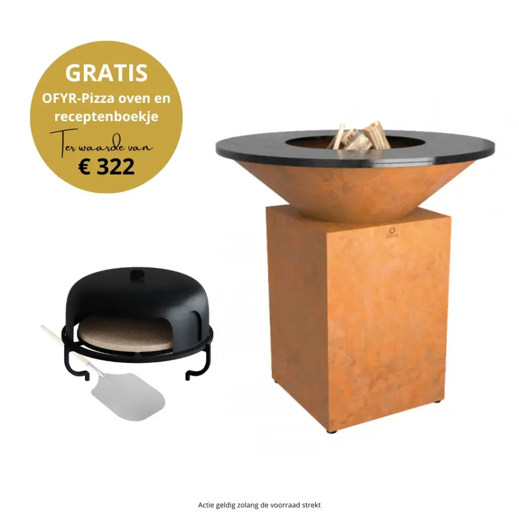 Classic+ corten 100 + gratis pizza-oven
