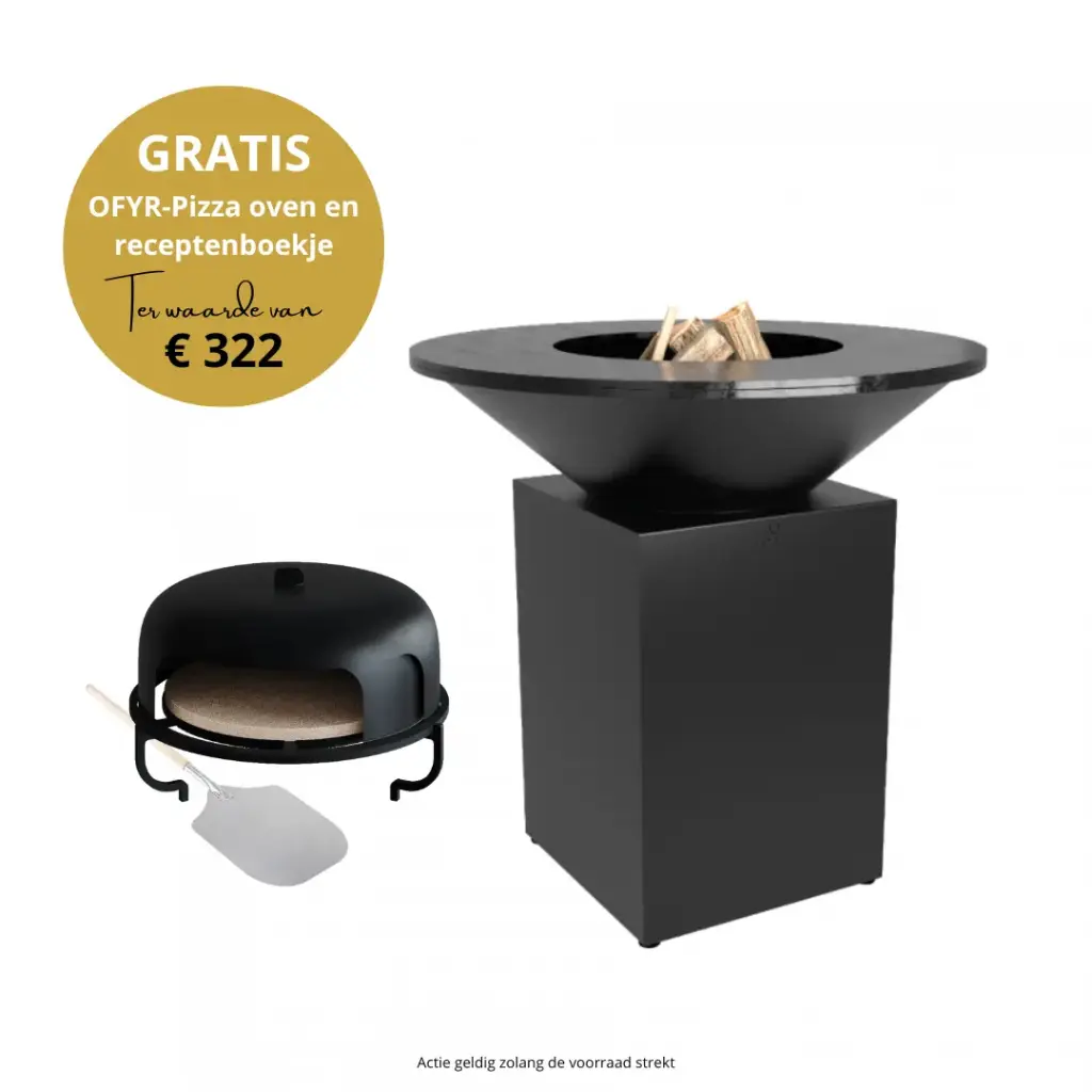Classic+ zwart 100+ gratis pizza-oven