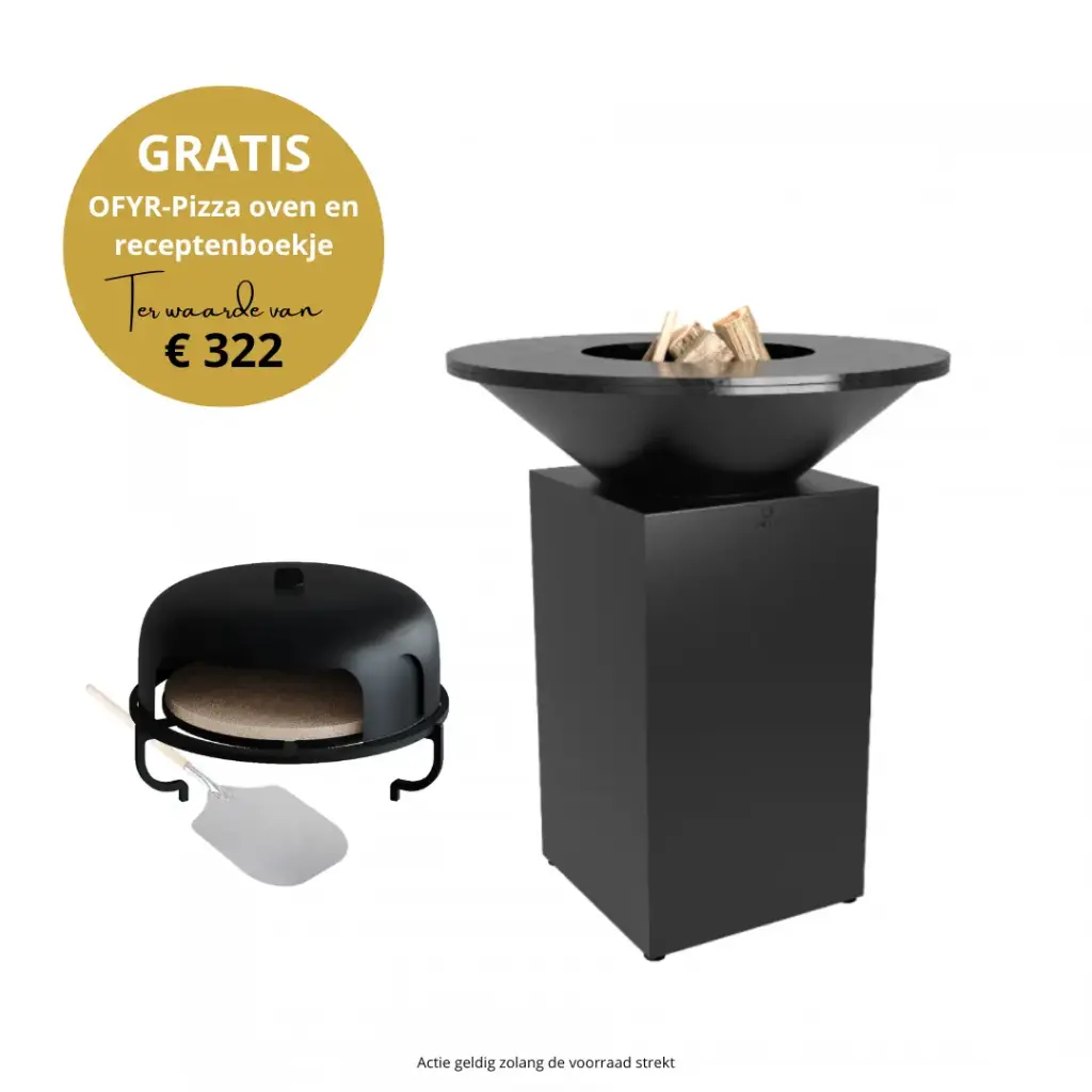 Classic+ zwart 85+ gratis pizza-oven