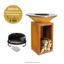 Classic+ storage corten 85+ gratis pizza-oven