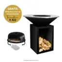 Classic+ storage zwart 100 + gratis pizza-oven