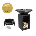 Classic+ storage zwart 85 + gratis pizza-oven