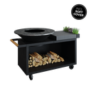 Island+ zwart 100 PRO donkergrijze keramiek 