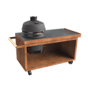 Kamado table corten 150 Pro+ ceramic dark 
