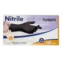 Nitril wegwerphandschoen L zwart 100 stuks