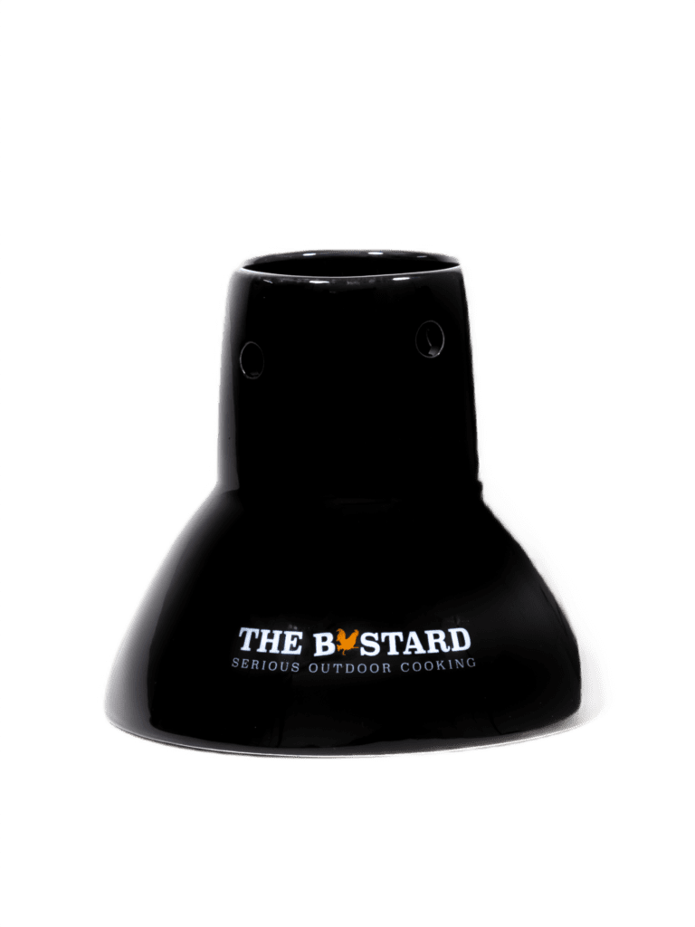 Keramische kippenhouder, zwart