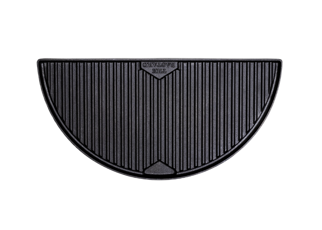 Gietijzeren halve grillplaat Medium
