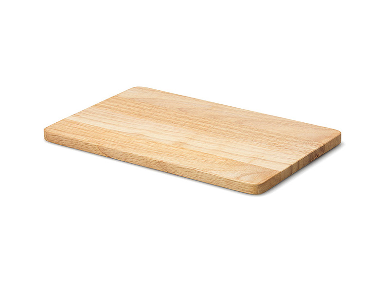 Snijplank, rubberhout 34x22x1.5