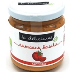 Spread vegie tomaat-basilicum bio 180 g 