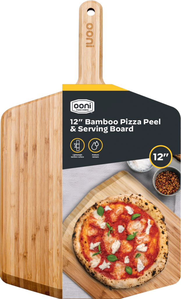 Pizzaschep bamboe, 30 cm