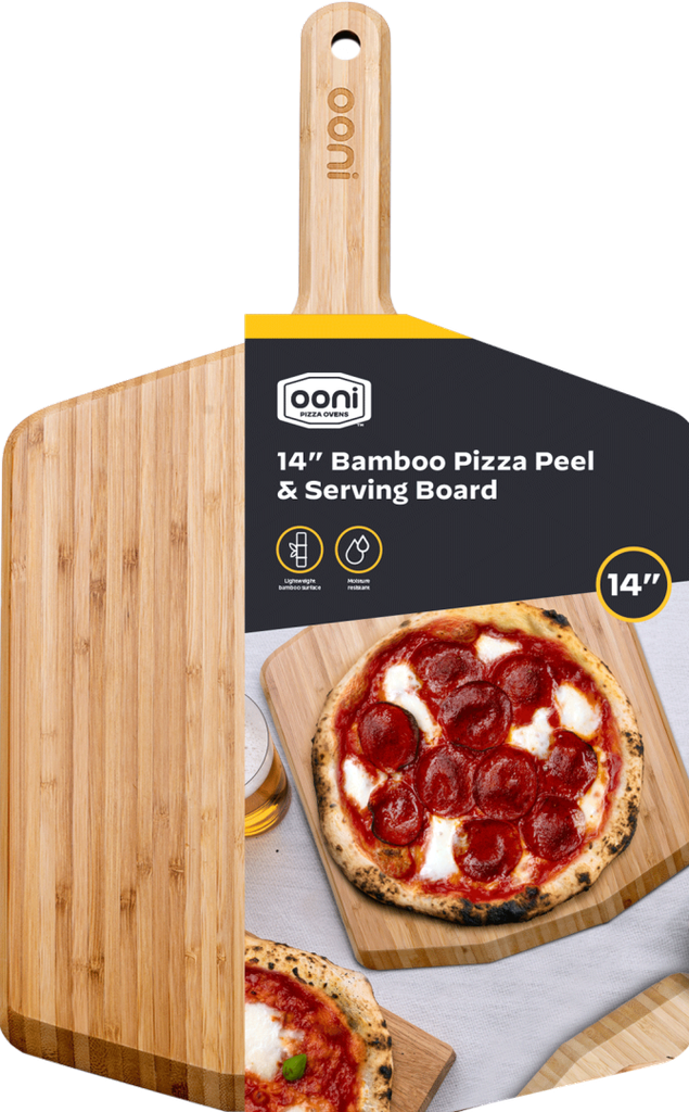 Pizzaschep bamboe, 35 cm
