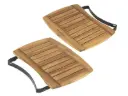 Acacia EGG mates MX - houten zijtafels