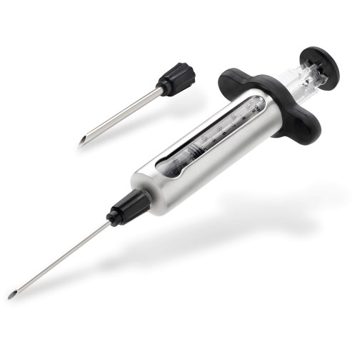 Rvs marinade injectiespuit incl 2 naalden