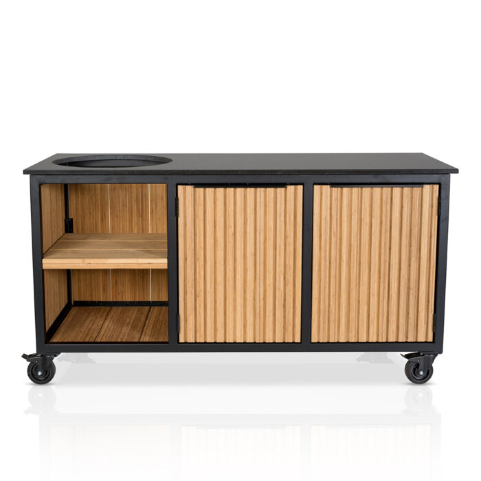 Buitenkeuken bamboo natural rhombus inferno