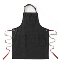 Schort n°325 stonewashed - Zwart