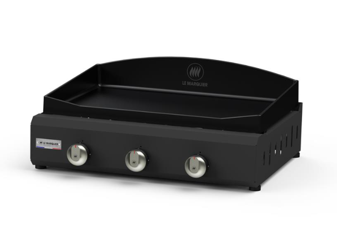 Plancha Amalia 360 v2 gas, zwart