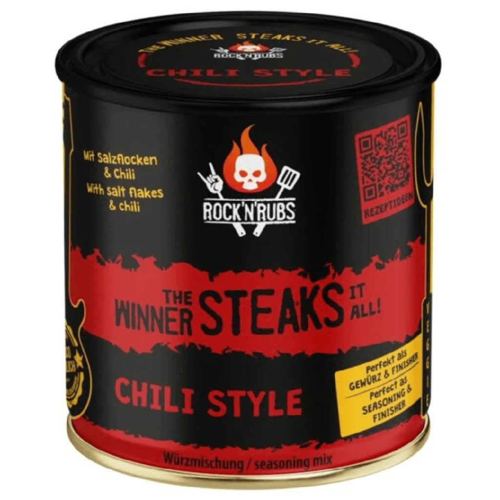 The winner steaks it all - chili style  180 g 