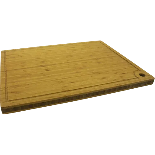 bamboo cutting board 56 x 46 x 3.5 cm, met sapgeul