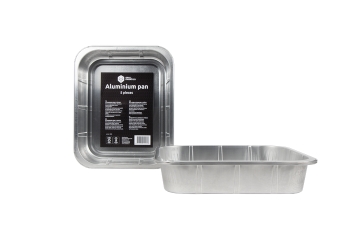 Aluminum bbq pan 5 st 32x26x6.5