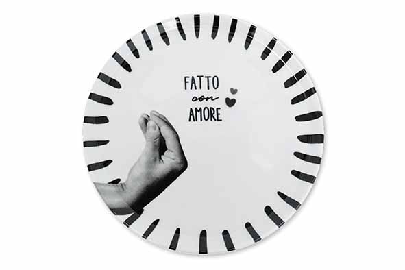 Atina pizzabord charbon 32.5 cm