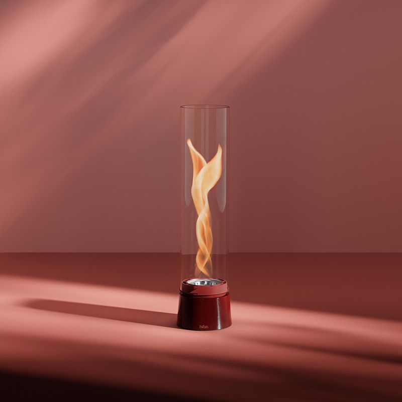 Spin Air 900 tafelvuur emaille rood 