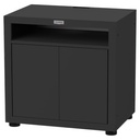 Keukenmeubel voor plancha met tablet 80 x 55 cm, zwart