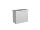 Signature mise en place 100 Brushed steel terra