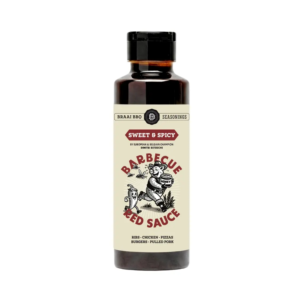 Braai BBQ Red Sauce – Sweet & Spicy 500 ml