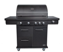 Imperatore nero gasbarbecue 4 branders