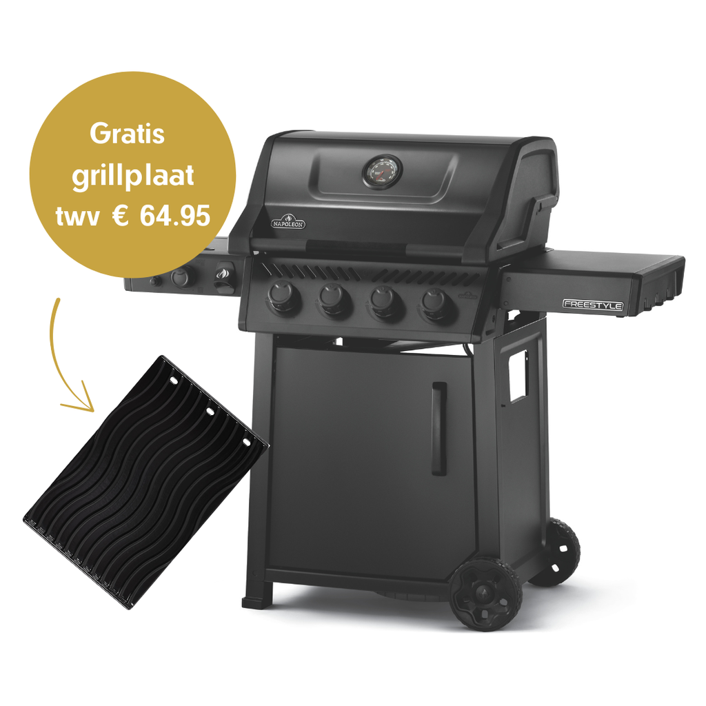 Phantom Freestyle 425, rvs roosters, mat zwart + gratis plancha