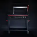 Brasa met trolley