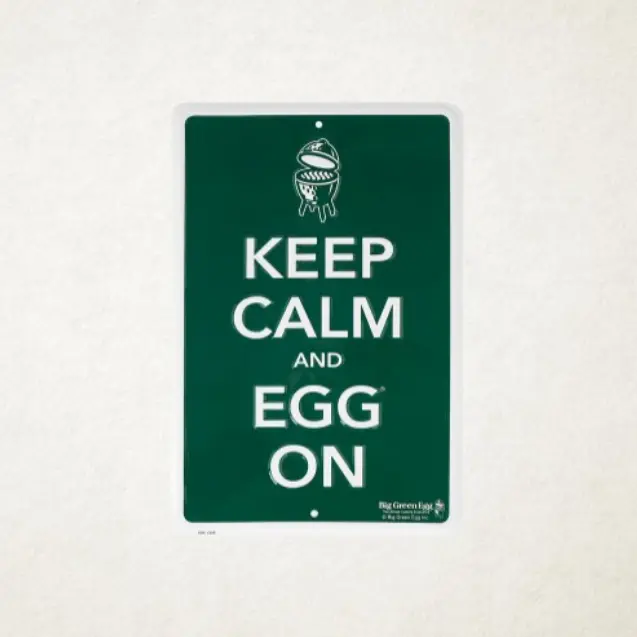 Tekstbord Keep calm and egg on
