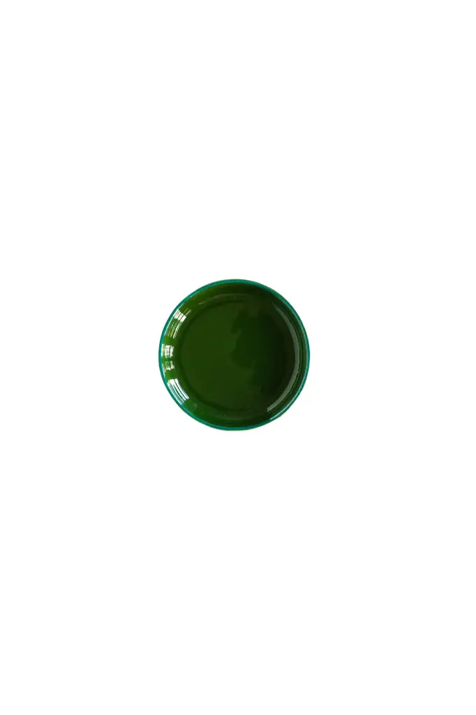 Plate Estela Dark Green-Turquoise