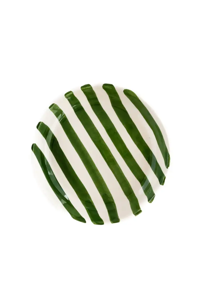 Deep Amore Dark Green Stripes