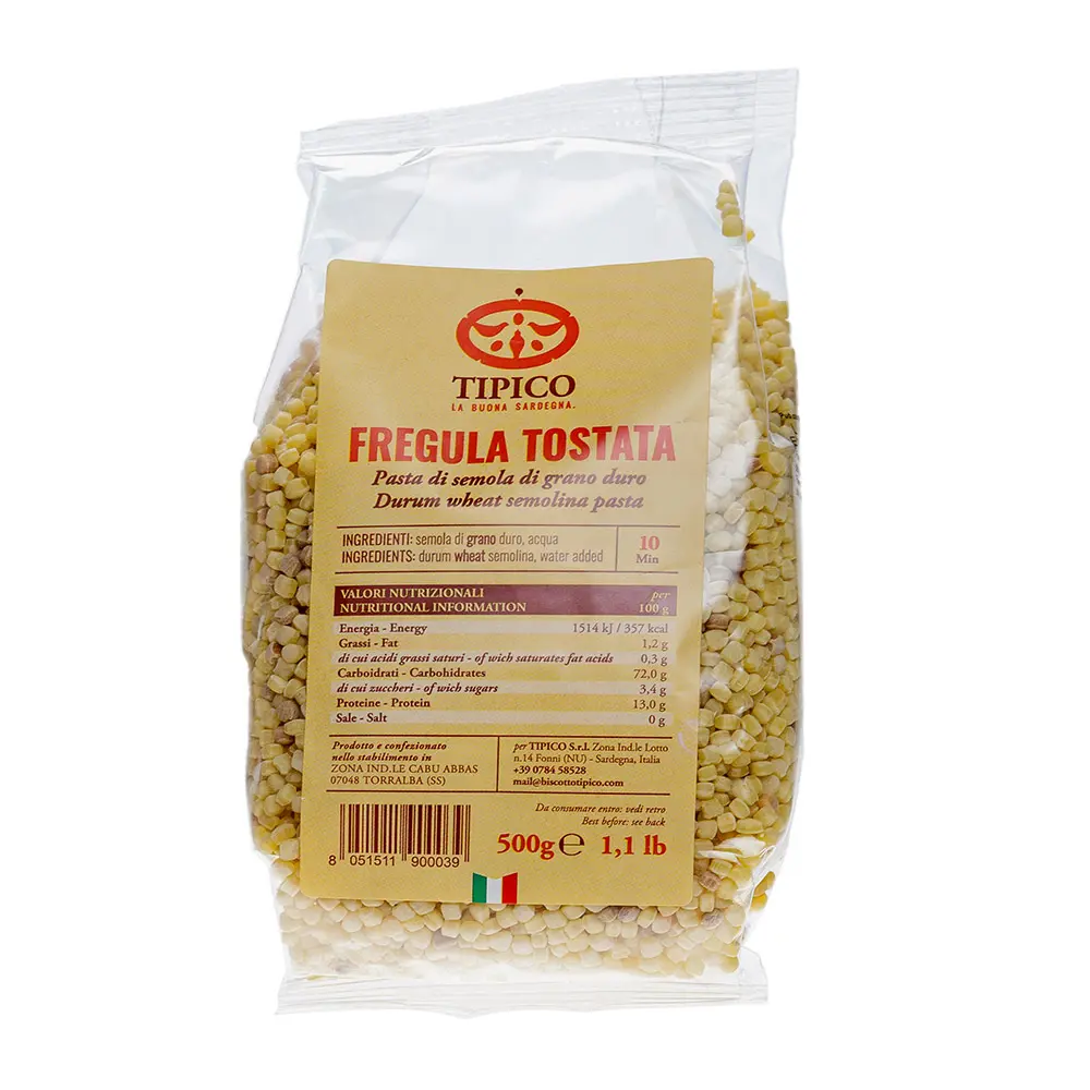 Fregola Tostata – Trafilata al Bronzo 500 gr