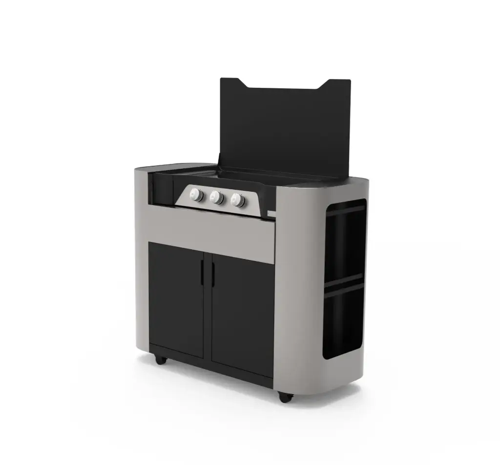 Plancha Exclusive Gaz 375 Xl duo, met meubel