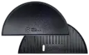 Halve gietijzeren grillplaat 46 cm