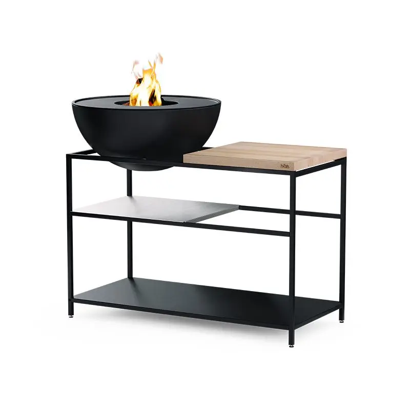 Fire Kitchen met Bowl 70 en plancha