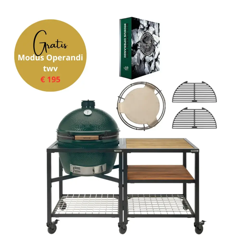 Xlarge Big Green Egg Outdoor Kitchen - It's a big deal + gratis Modus Operandi