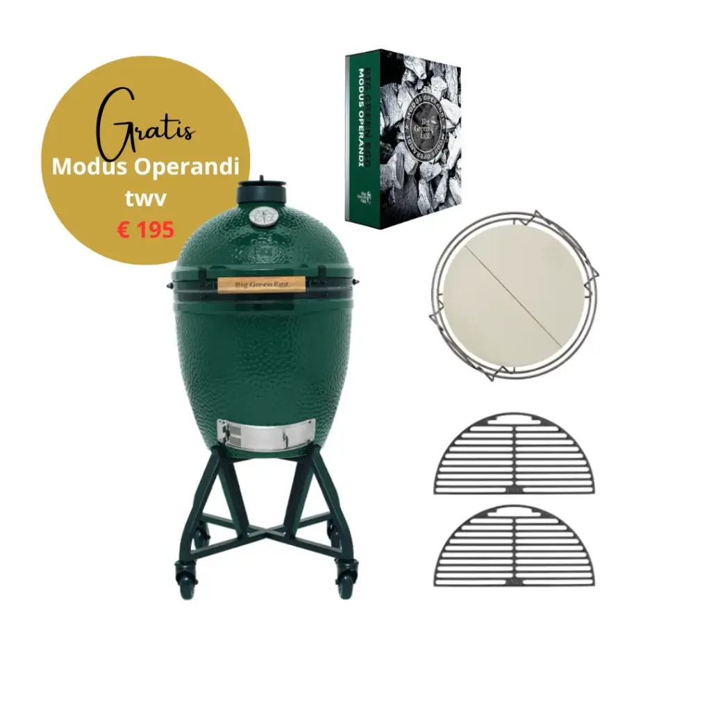 Large Big Green Egg Master Set - It's a big deal + gratis Modus Operandi