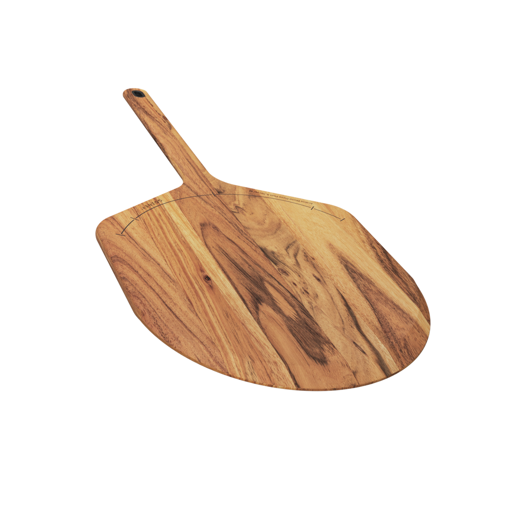 Acacia houten pizzaschep & dienblad L 14''