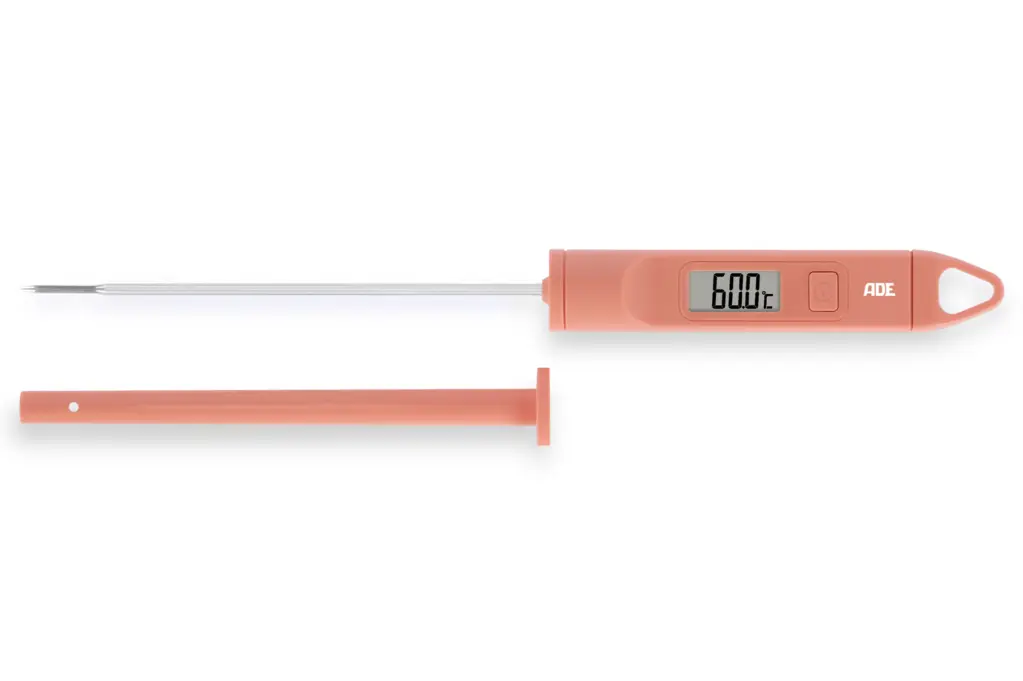 Digitale vleesthermometer coral, tot 200°C