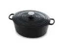 BK Bourgogne stoofpot ovaal Jet Black 32 cm